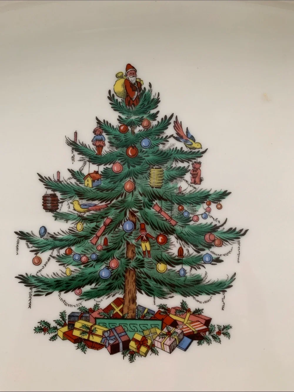 Spode Christmas Tree Oval Baking Dish